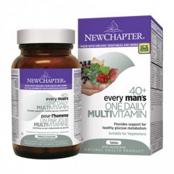 NEW CHAPTER ORGANIC EVERY MAN'S ONE DAILY 40+ MULTIVITAMIN 48 TB