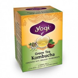YOGI ORGANIC GREEN TEA KOMBUCHA 16 BG