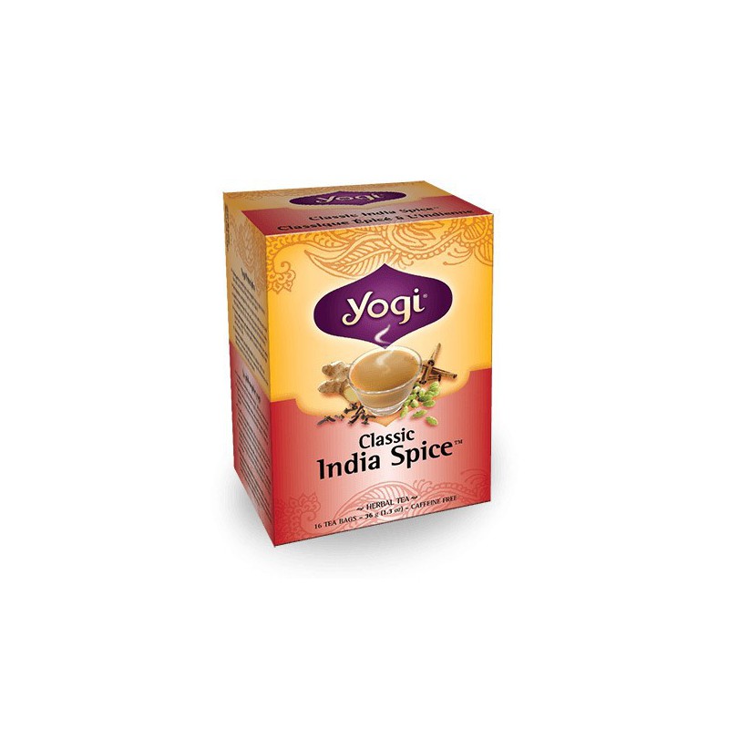 YOGI CLASSIC INDIA SPICE TEA 16 BG YOGI CLASSIC INDIA SPICE TEA 16 BG