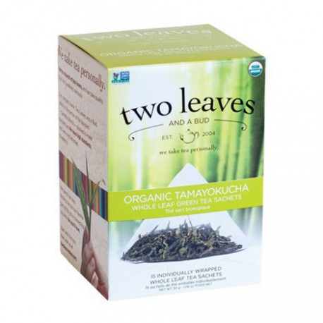 TWO LEAVES AND A BUD ORGANIC GREEN TEA TAMAYOKUCHA 15 BG