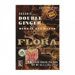 FLORA ORGANIC TEA DOUBLE GINGER 16 BG