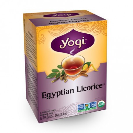 YOGI ORGANIC EGYPTIAN LICORICE TEA 16 BG