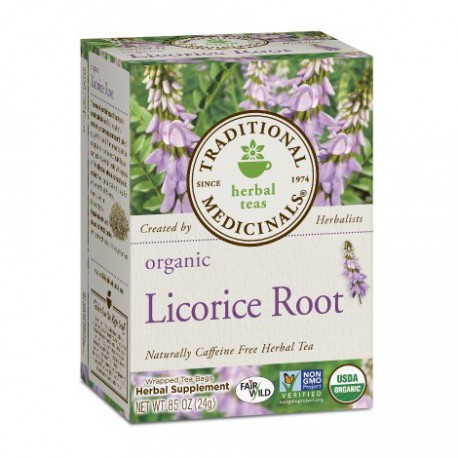 TRADITIONAL MEDICINALS TEA ORGANIC LICORICE ROOT 20 BG