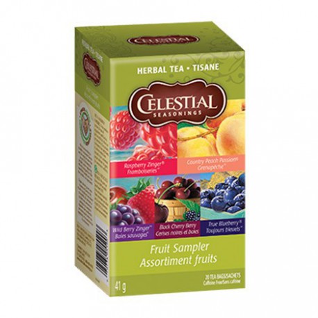 CELESTIAL SEASONINGS TEA FRUIT SAMPLER 20 BG