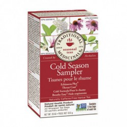 TRADITIONAL MEDICINALS TEA ORGANIC COLD SEASON SAMPLER 20 BG