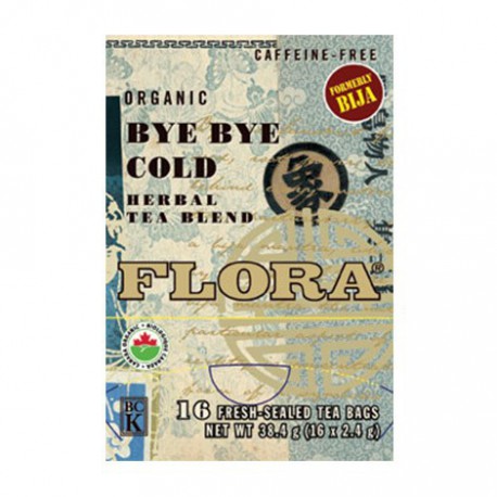 FLORA ORGANIC TEA BYE BYE COLD 16 BG