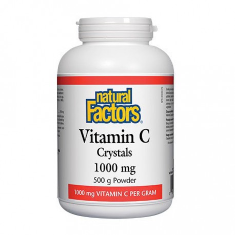 NATURAL FACTORS VITAMIN C CRYSTALS 500 G