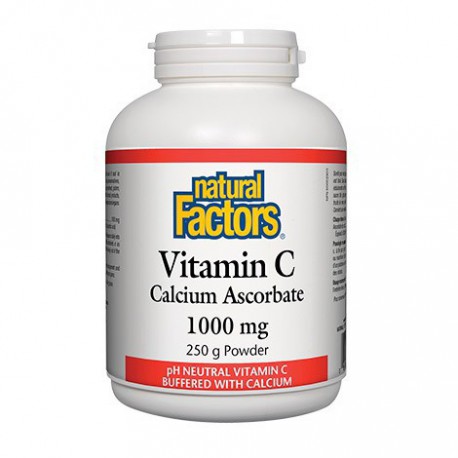 NATURAL FACTORS VITAMIN C CALCIUM ASCORBATE POWDER 1000MG 250 G