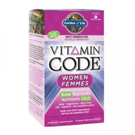 GARDEN OF LIFE VITAMIN CODE NEXT GENERATION WOMEN'S MULTIVITAMIN 60 CL