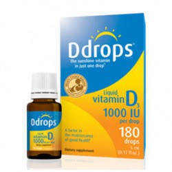 D-DROPS ADULT LIQUID VITAMIN D3 1000IU 5 ML