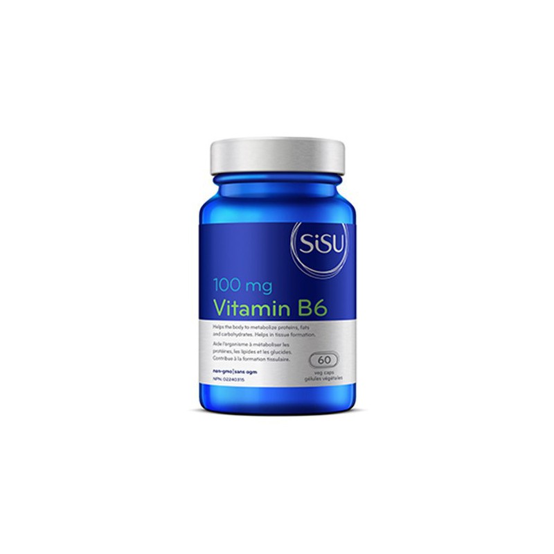 SISU VITAMIN B6 100MG 60 VC SISU VITAMIN B6 100MG 60 VC
