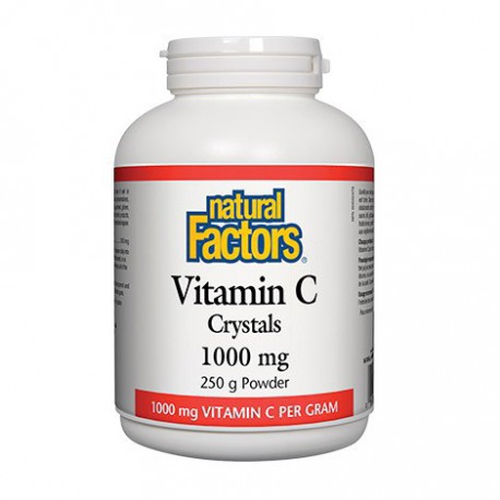 NATURAL FACTORS VITAMIN C CRYSTALS 250 G