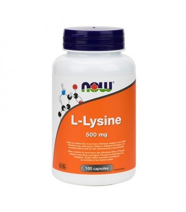 NOW L-LYSINE 500MG 100 CP