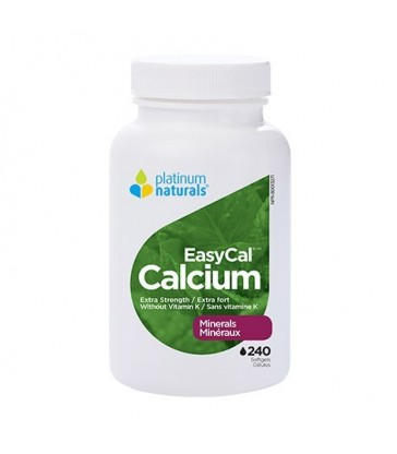 PLATINUM NATURALS EASYCAL CALCIUM EXTRA STRENGTH 240 SG