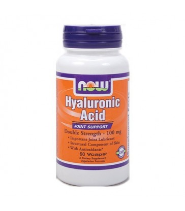 NOW HYALURONIC ACID 100MG 60 VC