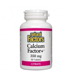 NATURAL FACTORS CALCIUM FACTOR+ 350MG 90 TB