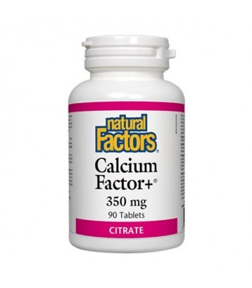 NATURAL FACTORS CALCIUM FACTOR+ 350MG 90 TB