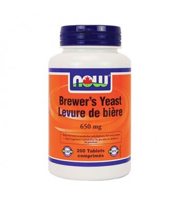 NOW BREWER'S YEAST 650MG 200 TB