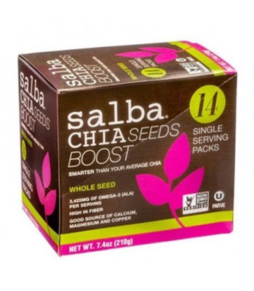 SALBA CHIA WHOLE SEED BOOST 14 PK