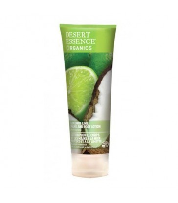 DESERT ESSENCE ORGANIC COCONUT LIME HAND & BODY LOTION 237 ML