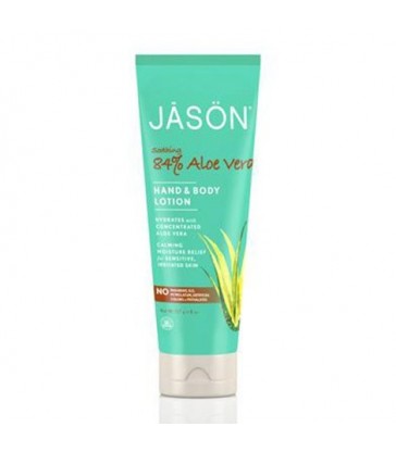 JASON HAND & BODY LOTION 84% ALOE VERA 240 ML