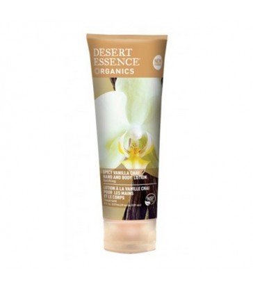 DESERT ESSENCE ORGANIC SPICY VANILLA CHAI HAND & BODY LOTION 237 ML