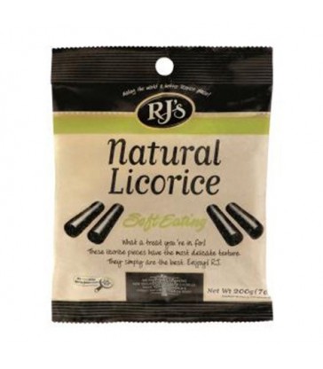 RJ'S SOFT LICORICE BLACK 200 G