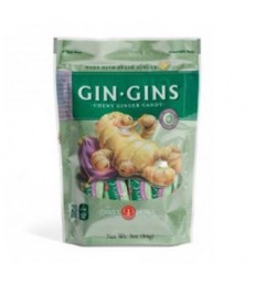 THE GINGER PEOPLE GIN GINS ORIGINAL CHEWY GINGER CANDY 84 G
