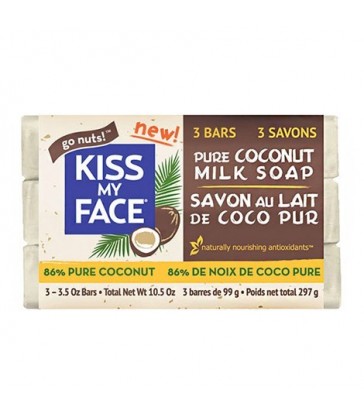 KISS MY FACE BAR SOAP COCONUT MILK 3 PK