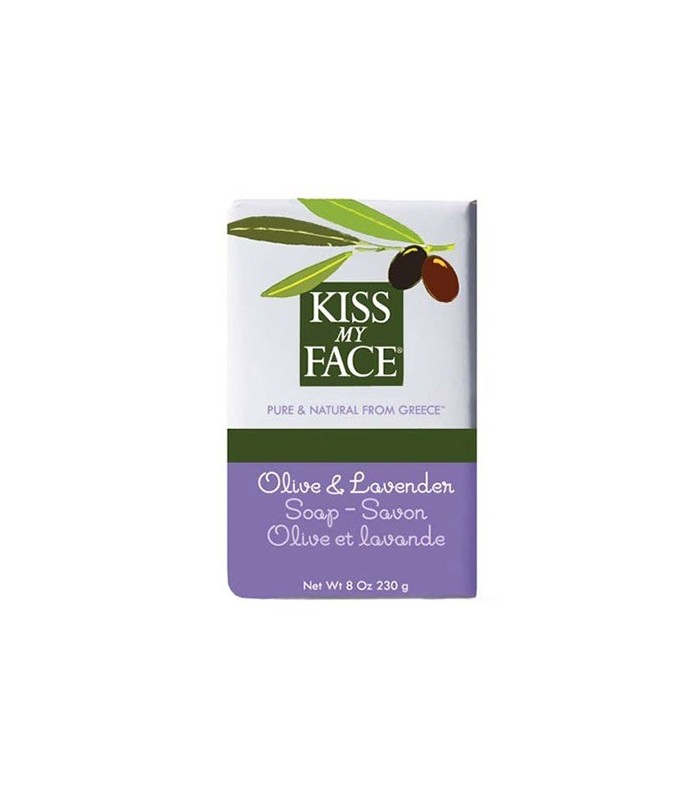 KISS MY FACE BAR SOAP OLIVE OIL & LAVENDER 230 G KISS MY FACE BAR SOAP OLIVE OIL & LAVENDER 230 G