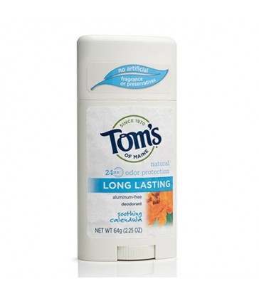 TOM'S OF MAINE LONG LASTING DEODORANT STICK SOOTHING CALENDULA 64 G