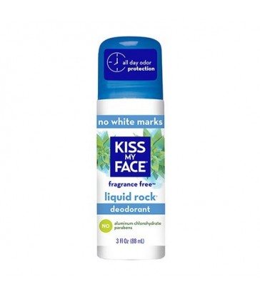 KISS MY FACE LIQUID ROCK ROLL-ON DEODORANT FRAGRANCE FREE 88 ML