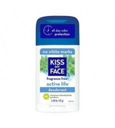 KISS MY FACE ACTIVE LIFE DEODORANT STICK FRAGRANCE FREE 70 G