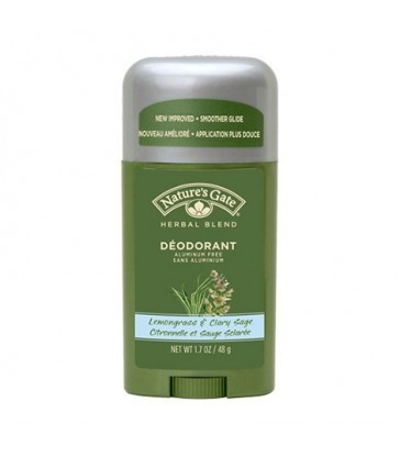 NATURE'S GATE HERBAL BLEND LEMONGRASS & CLARY SAGE DEODORANT 48 G