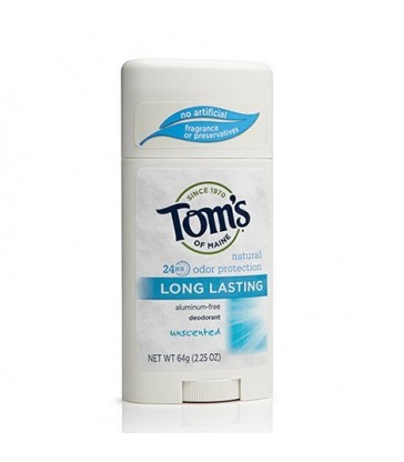 TOM'S OF MAINE LONG LASTING DEODORANT STICK UNSCENTED 64 G