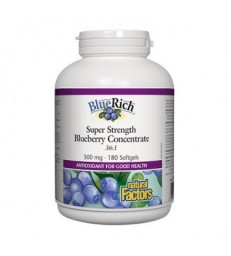 NATURAL FACTORS BLUERICH BLUEBERRY CONCENTRATE SUPER STRENGTH 180 SG
