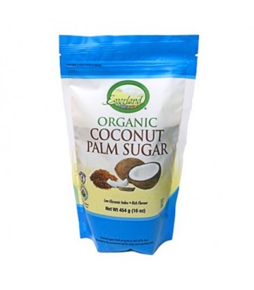 EVERLAND ORGANIC COCONUT PALM SUGAR 454 G