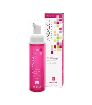 ANDALOU NATURALS 1000 ROSES CLEANSING FOAM 163 ML