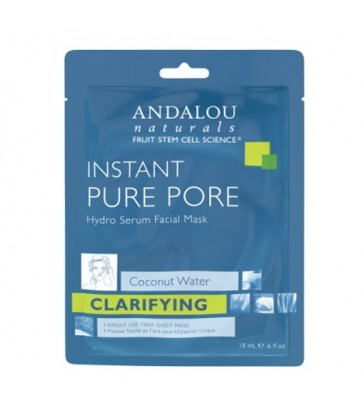 ANDALOU NATURALS INSTANT PURE PORE HYDRO SERUM FACE MASK 18 ML