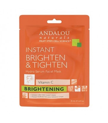 ANDALOU NATURALS INSTANT BRIGHTEN & TIGHTEN HYDRO SERUM FACE MASK 18 ML