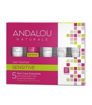 ANDALOU NATURALS 1000 ROSES GET STARTED SENSITIVE SKIN KIT